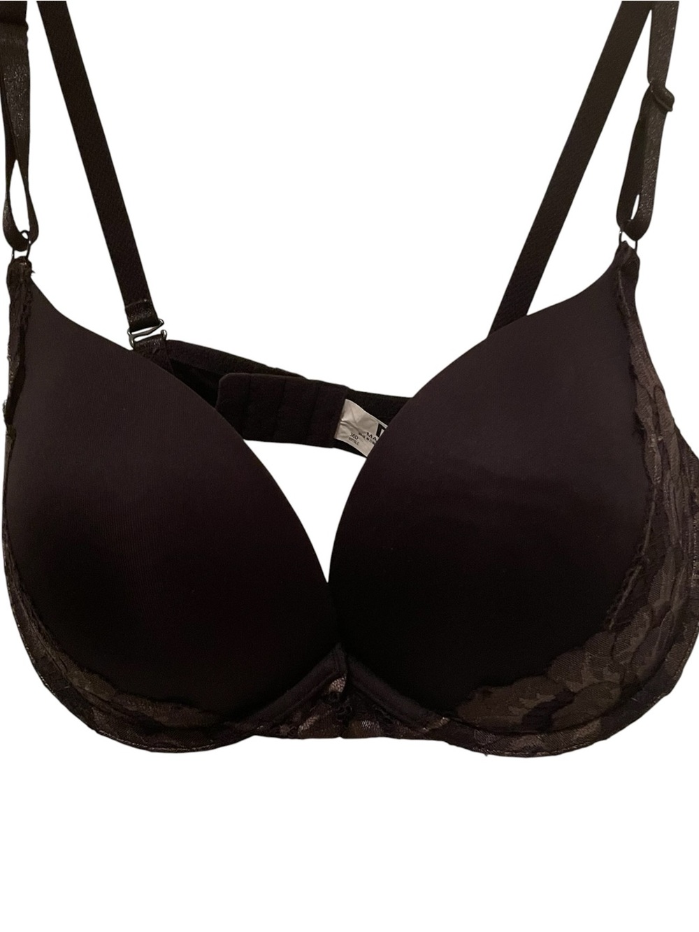 Maidenform Black Floral  Push-up bra size 36D